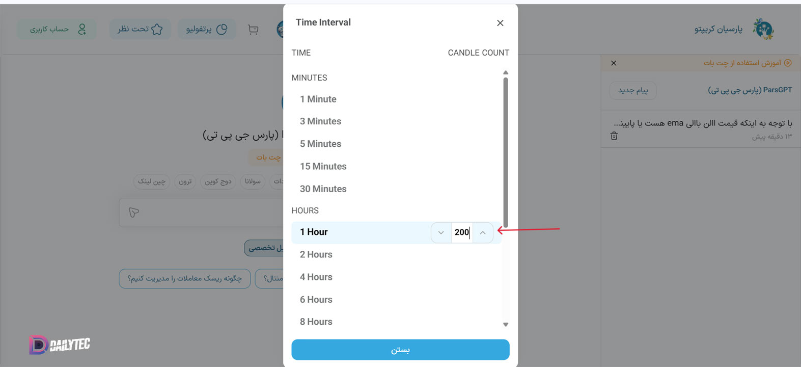 ترید روزانه